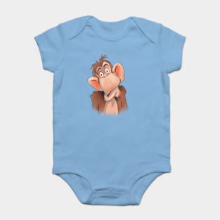 monkey face Baby Bodysuit